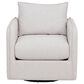 Linon Home Decor Bianca Swivel Accent Chair in Bone, , large
