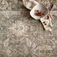 Chris Loves Julia x Loloi Rosemarie 11"6" x 15"6" Sage and Blush Area Rug, , large