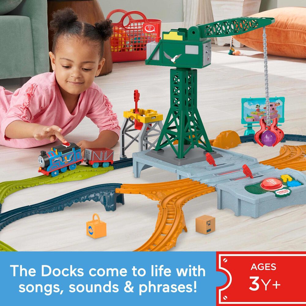 Fisher Price Talking Cranky Delivery Train Set in Multicolor, , large