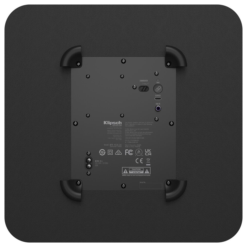Klipsch Flexus Sub 100 Wireless Subwoofer in Black, , large