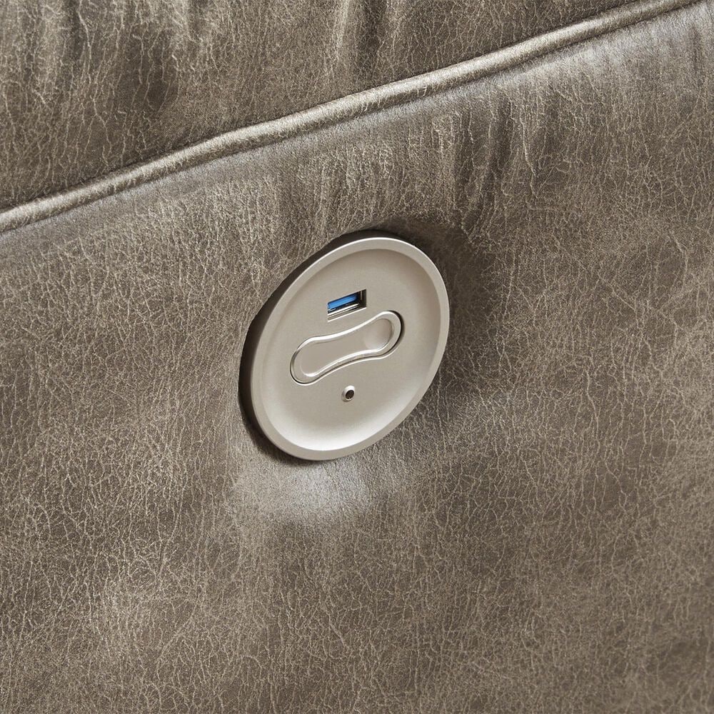 Ashley Ravenel Power Reclining Right-Arm Facing Loveseat in Fossil, , large