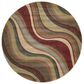 Nourison Somerset ST81 5"6" Round Multicolor Area Rug, , large