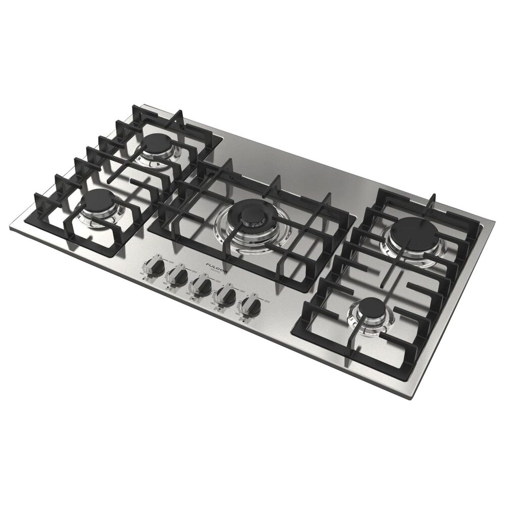 Fulgor Milano 400 Series 36&quot; Gas Cooktop with 5 European Sealed Burners in Stainless Steel, , large