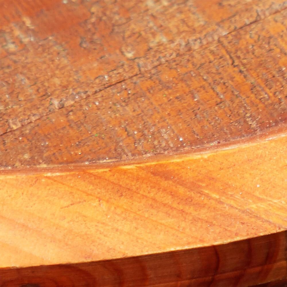 Maple and Jade Oval Tray with Scroll Metal Handles in Oiled Brown, , large
