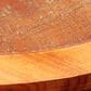 Maple and Jade Oval Tray with Scroll Metal Handles in Oiled Brown, , large