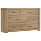 Riva Ridge Modern Loft 6-Drawer Dresser in Khaki, , large