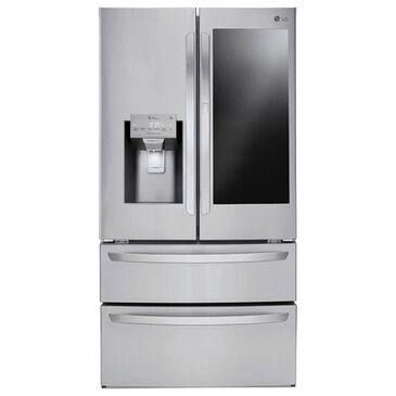 LG 28 Cu. Ft. Smart Wi-Fi Enabled InstaView Door-in-Door Refrigerator in Stainless Steel, , large