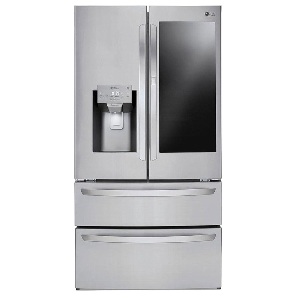 LG 28 Cu. Ft. Smart Wi-Fi Enabled InstaView Door-in-Door Refrigerator in Stainless Steel , Stainless Steel, large