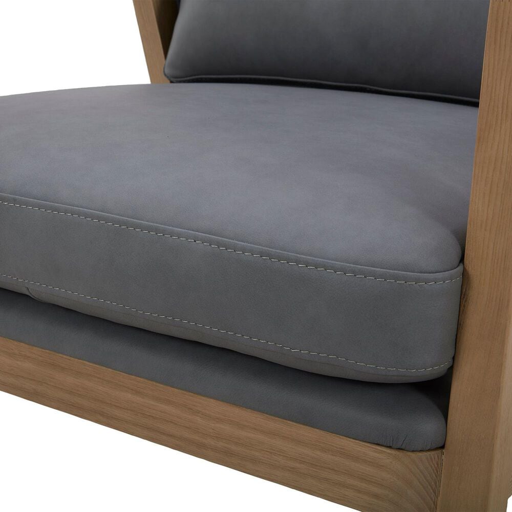 Kuka &#40;Hk&#41; Trade Co Lmt Motion Accent Chair in Aline Storm Blue, , large