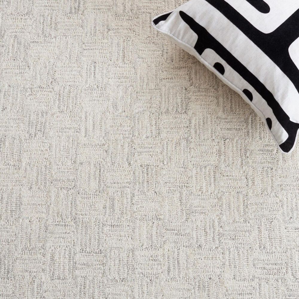 Safavieh Micro-Loop 11&#39; x 15&#39; Light Grey and Ivory Area Rug, , large