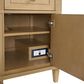 James Martin Vanities Lorelai 60" Double Vanity in Light Natural Oak with 3 cm Arctic Fall Solid Surface Top, , large