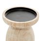 Maple and Jade 6" Coastal Candle Holder in Brown and White Washed (Set of 3), , large