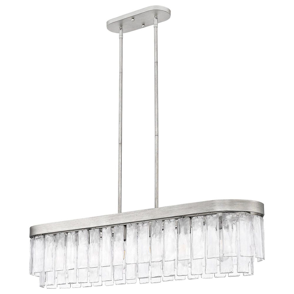 Golden Lighting Ciara 6-Light Linear Pendant in Peruvian Silver, , large