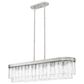 Golden Lighting Ciara 6-Light Linear Pendant in Peruvian Silver, , large