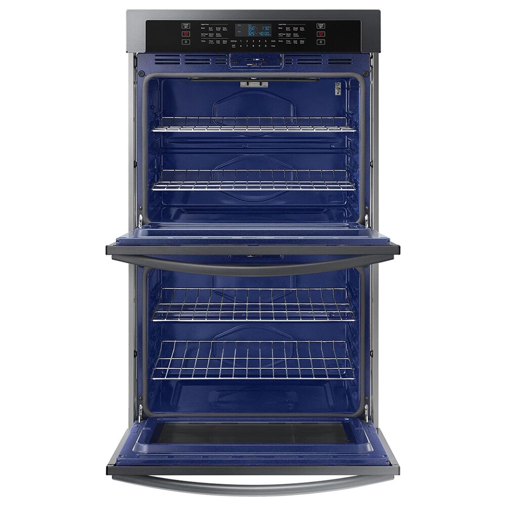 Samsung 30&quot; Built-In Double Electric Wall Oven in Black Stainless Steel, , large