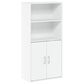 HOMLUX 4-Tier Open Shelf Display Bookcase in White, , large