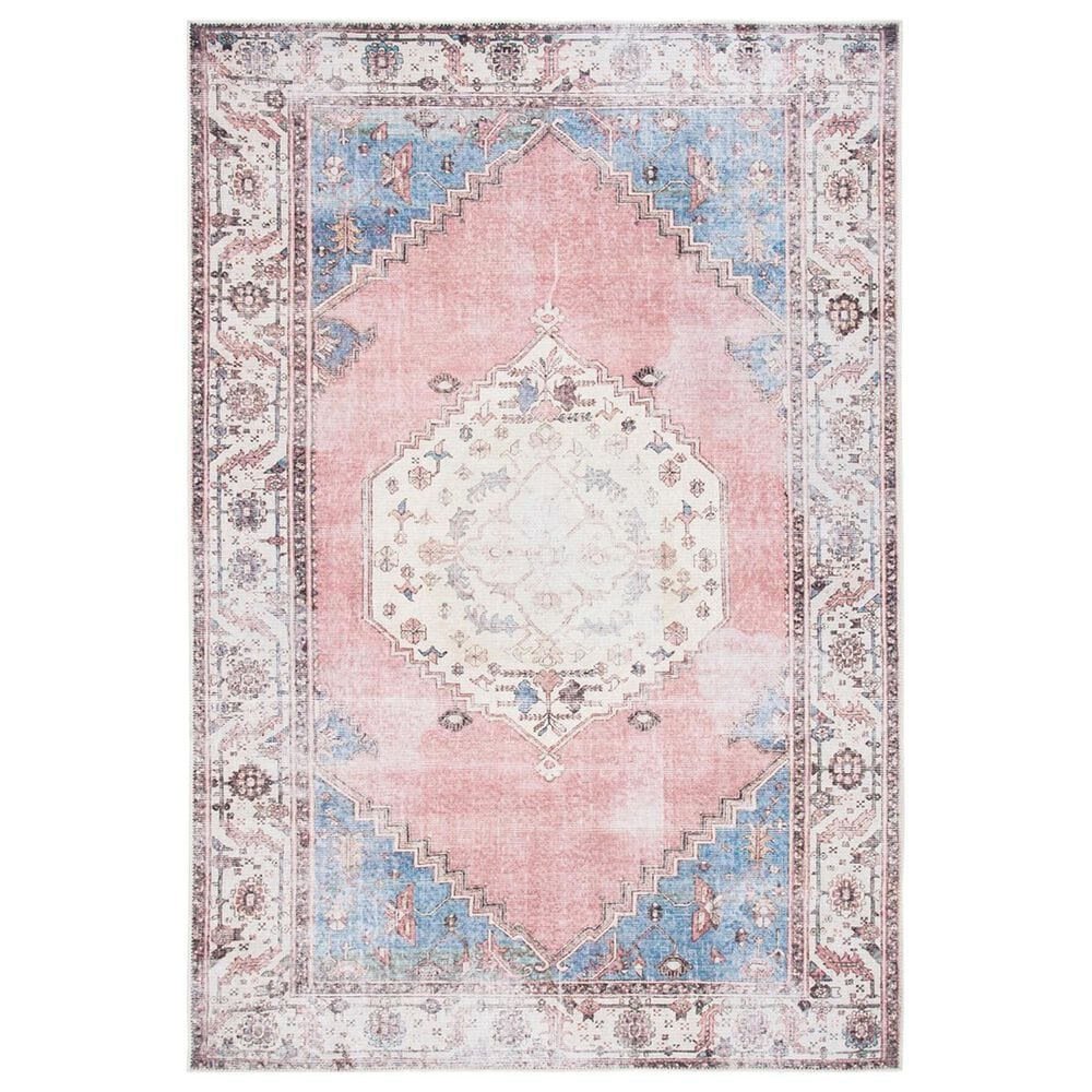 Safavieh Serapi 5"3" x 7"7" Ivory and Pink Area Rug, , large