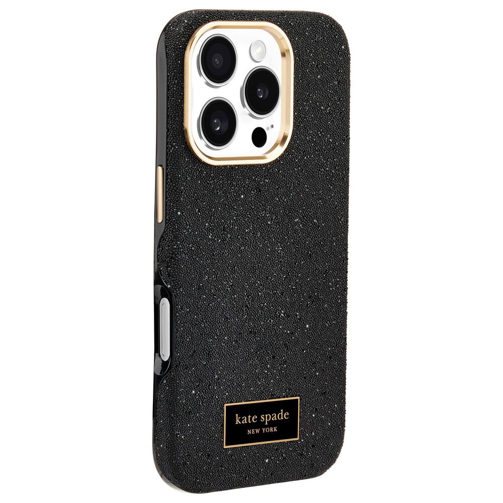 Kate Spade Crystal Pave MagSafe Case for Apple iPhone 16 Pro in Nightfall, , large