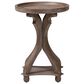 Baxton Studio Westlyn End Table in Antique Brown, , large