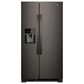 Whirlpool 24.6 Cu. Ft. 36" Wide Side-by-Side Refrigerator in Black Stainless, , large
