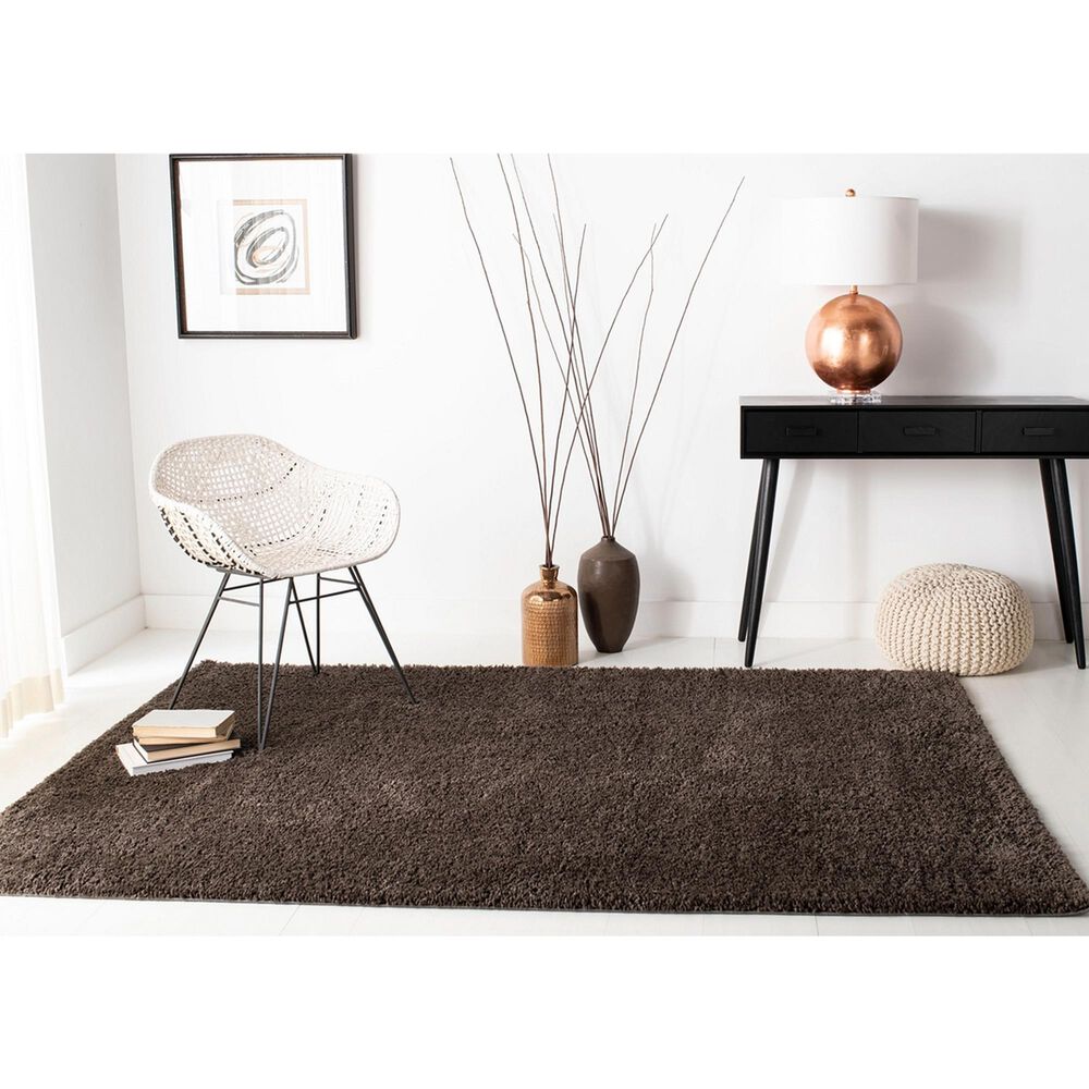 Safavieh August Shag 6&#39; x 9&#39; Brown Area Rug, , large