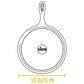 Lodge 10.5" Round Cast Iron Griddle in Black, , large