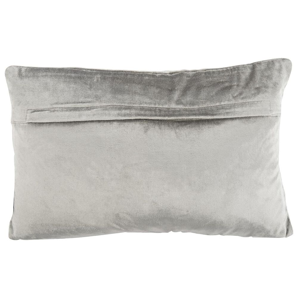 Safavieh Edmee Metallic Pillow in Light Grey/Silver, , large