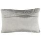 Safavieh Edmee Metallic Pillow in Light Grey/Silver, , large