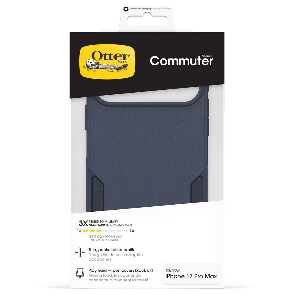 OtterBox Commuter MagSafe Case for iPhone 17 Pro Max in Blue Sentiment, , large