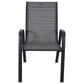 Redline Creation Inc. 5-Piece Round Dining Set in Black, , large