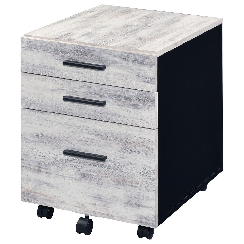 Gunnison Co. Jurgen File Cabinet in Antique White/Black, , large