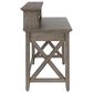 Homestyles Mountain Lodge Desk with Hutch in Gray, , large