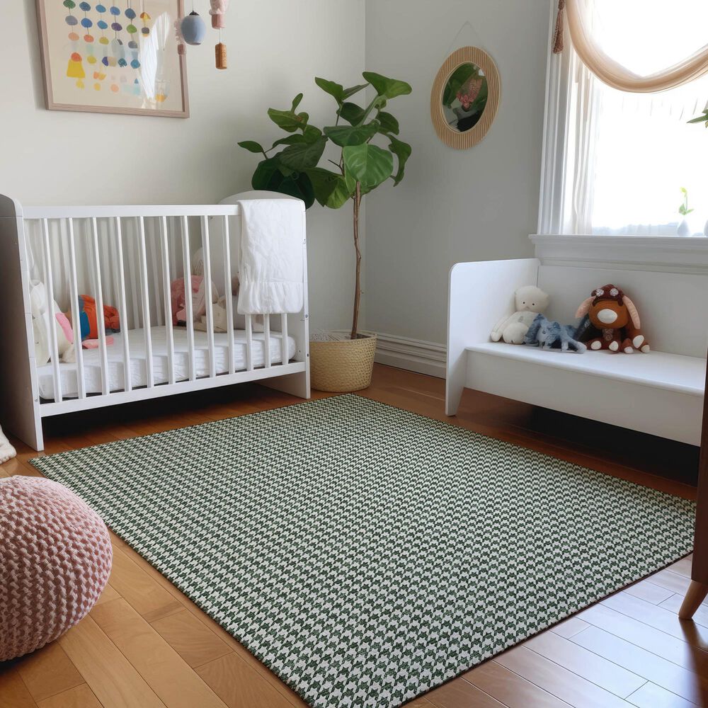 Dalyn Rug Company Hinton 8&#39; x 10&#39; Green Indoor/Outdoor Area Rug, , large