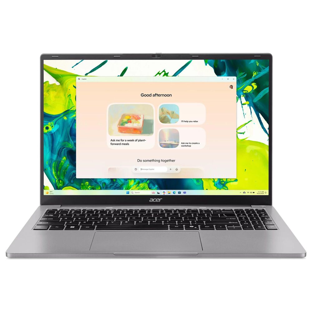 Acer Aspire Lite 15.6" Laptop | Intel N4500 - 8GB RAM - Intel UHD Graphics - 128GB SSD in Gray, , large