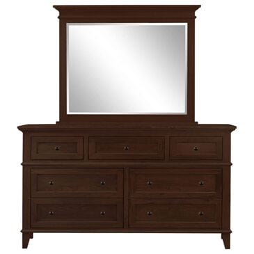 Fleming Furniture Co. Brentwood Dresser and Mirror in Walnut, , large