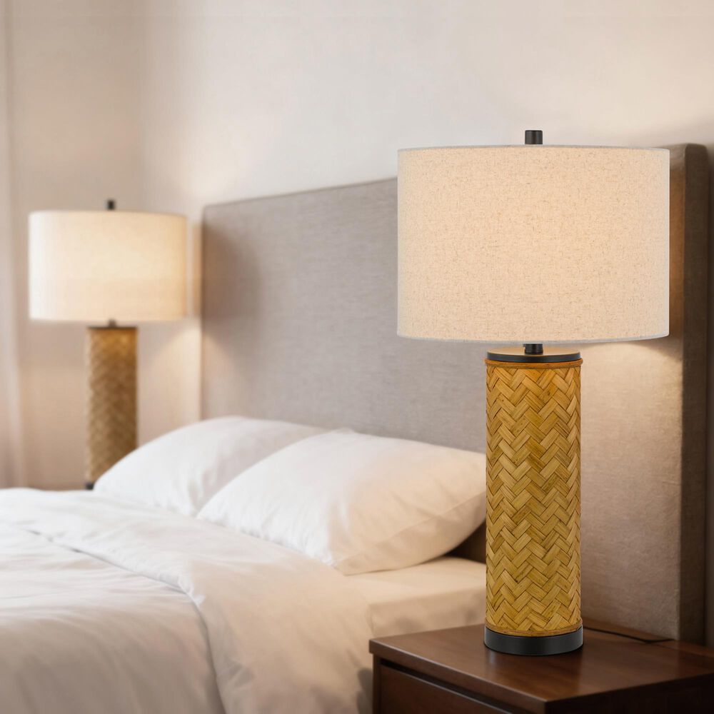 Cal Lighting Talino Table Lamp in Natural, , large