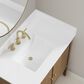 37B Heston 36" Single Bathroom Vanity in Kona with White Composite Stone Top and Backsplash, , large