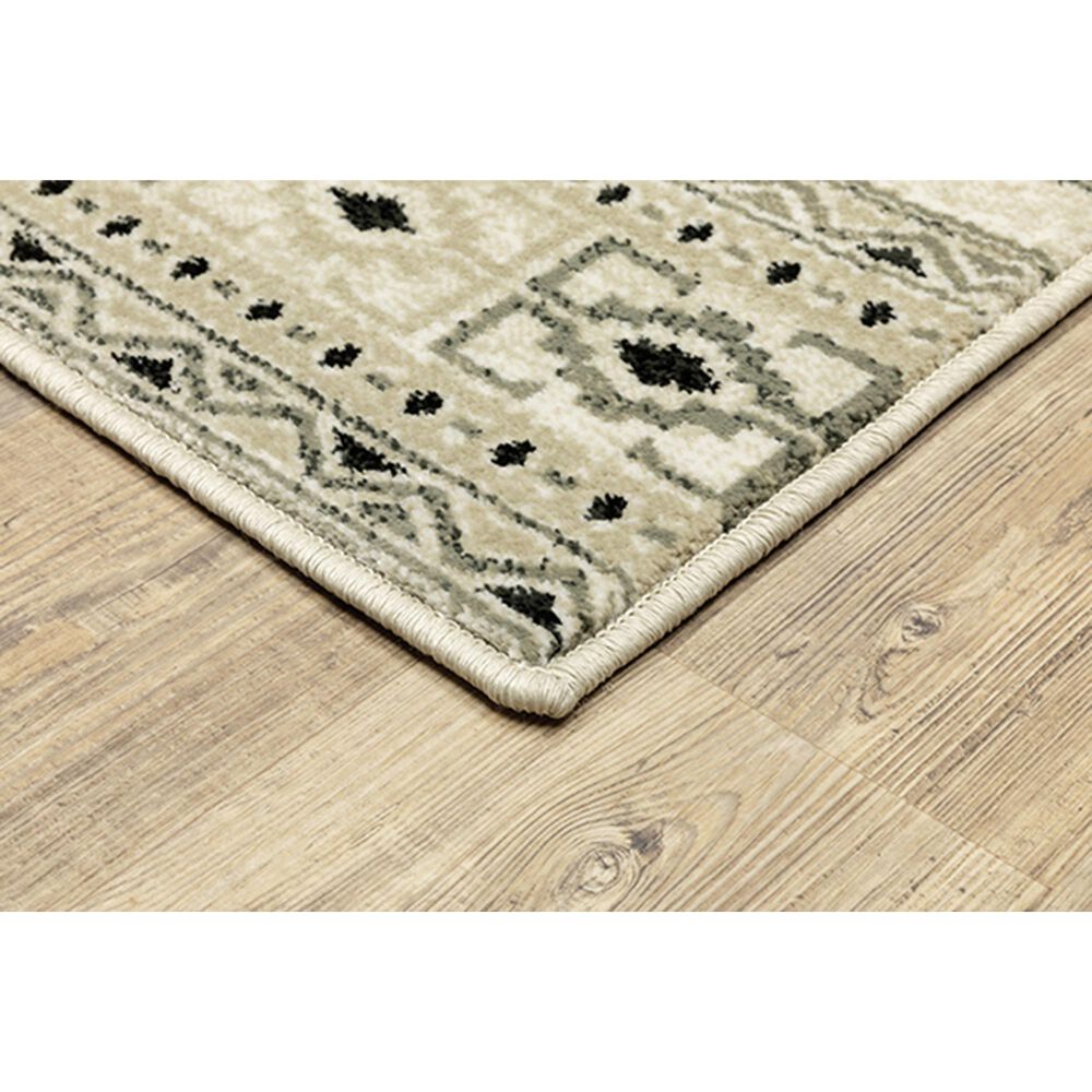 Oriental Weavers Georgia Southwest 643A0 9&#39;10&quot; x 12&#39;10&quot; Ivory Area Rug, , large