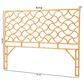 Baxton Studio Kalcya King Standalone Headboard in Light Honey, , large