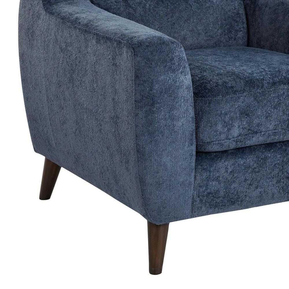 LumiSource Carly Accent Chair in Blue, , large
