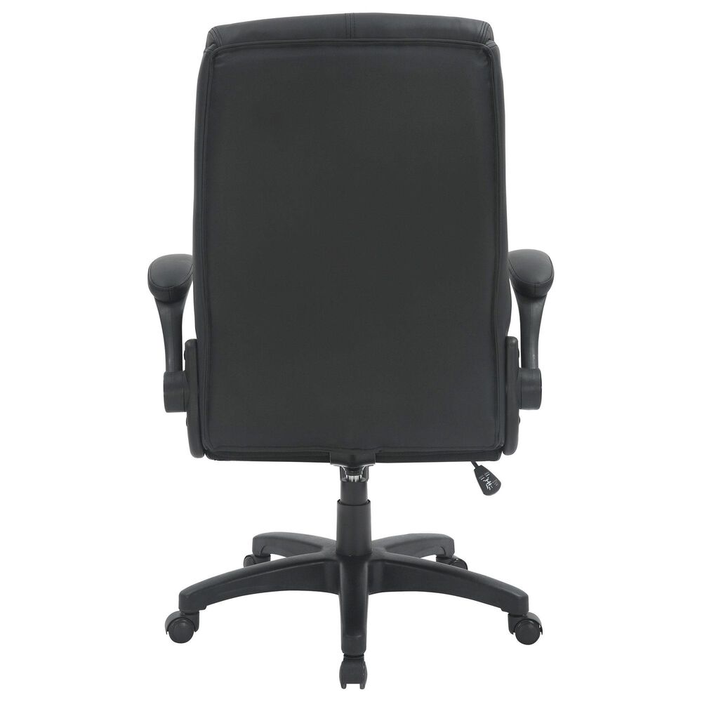 Rta Products Llc Ultra-Padded Executive Office Chair with Flip-Up Armrests in Black, , large