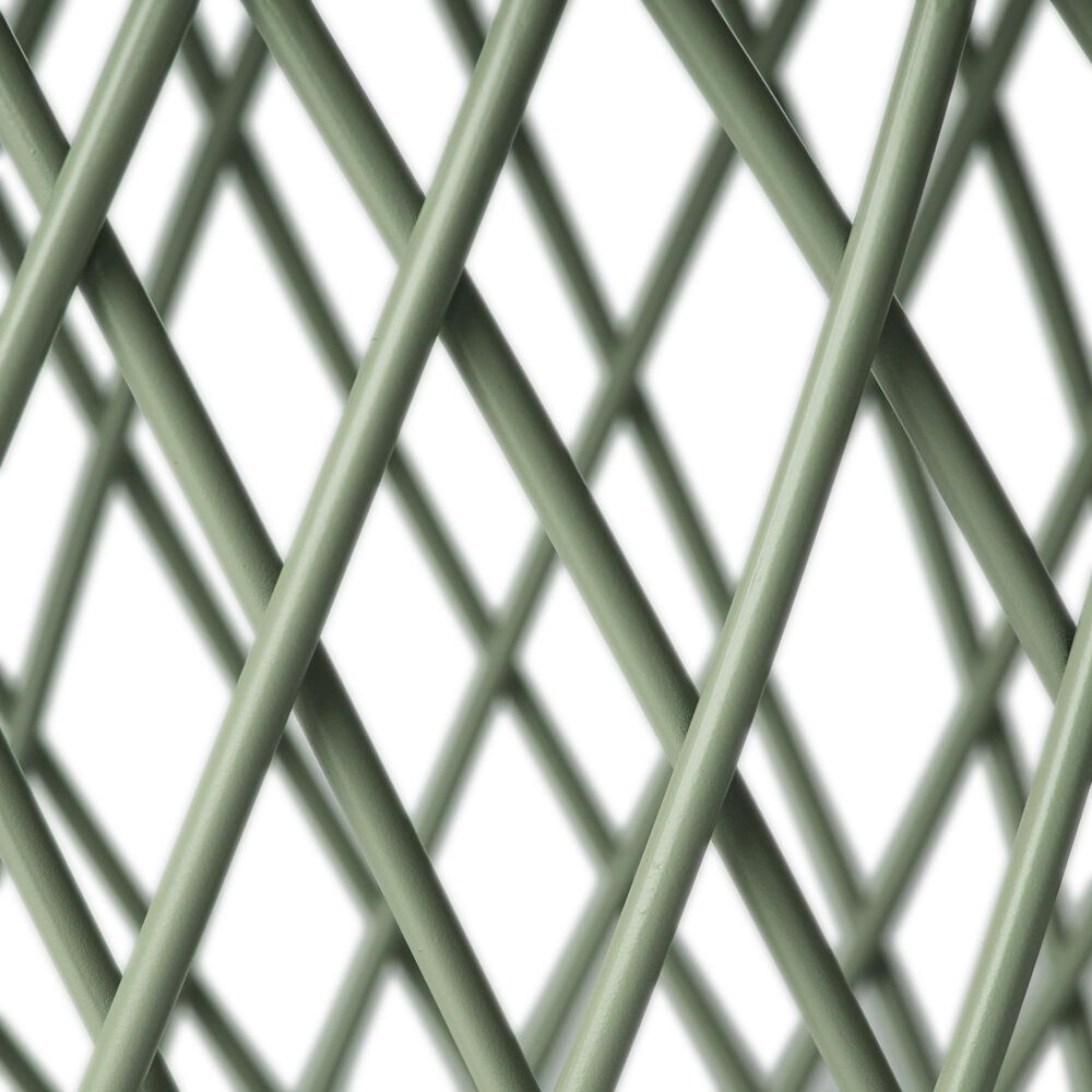 Hearth and Haven Alamera Outdoor Metal Lattice Side Table in Green, , large