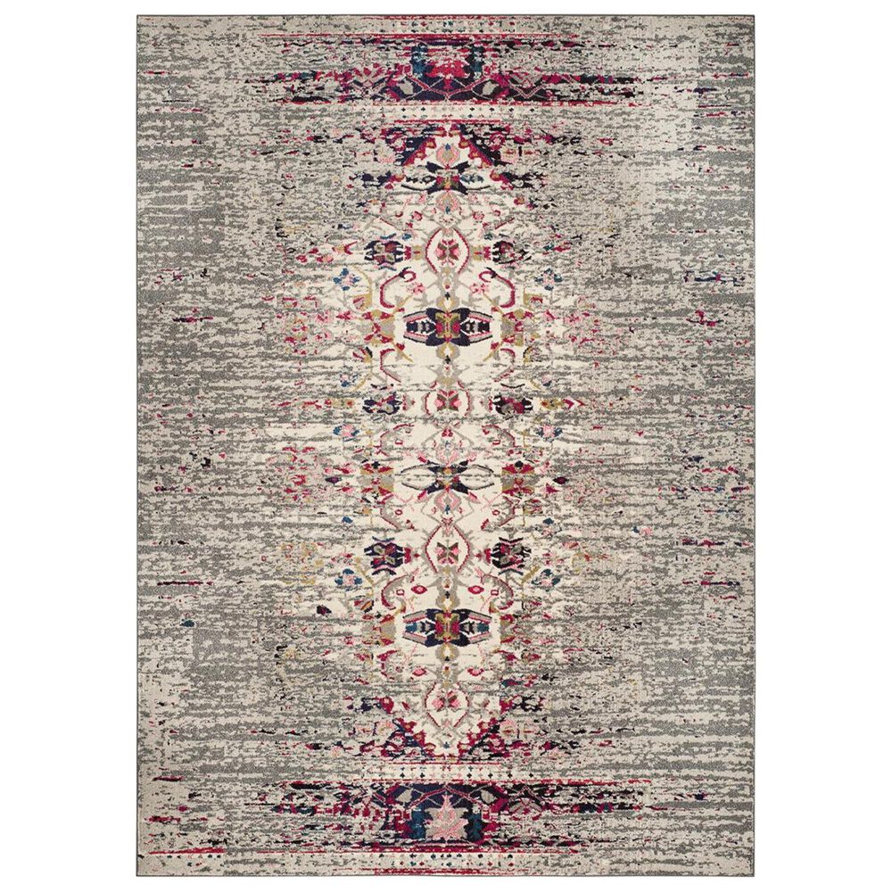 Safavieh Monaco MNC209T-4 4" x 5"7" Grey/Ivory Area Rug, , large