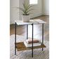 Ashley Braxmore Accent Table in White and Light Brown, , large