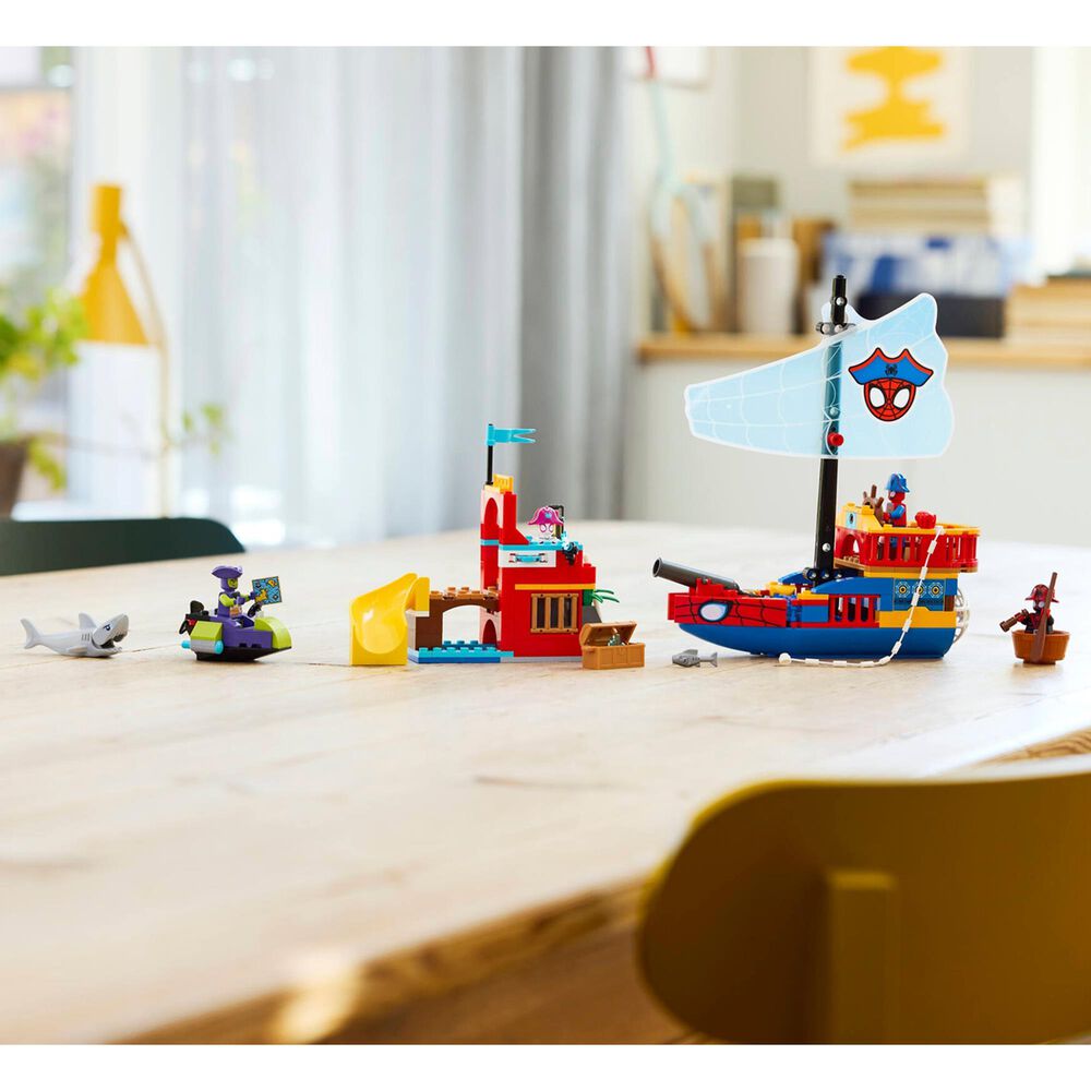 LEGO Marvel Pirate Ship of Spidey's Team Building Set, , large