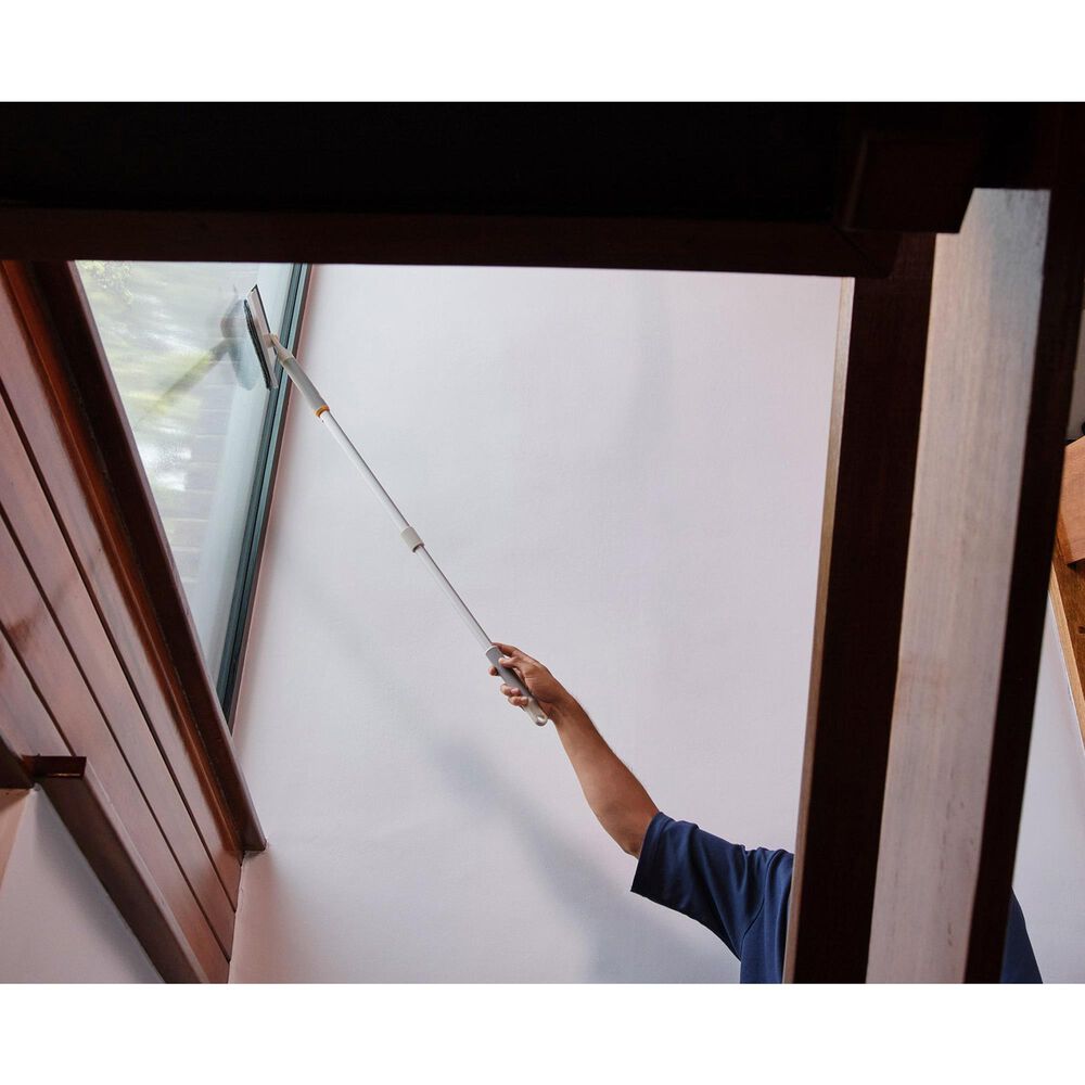 Joseph Joseph CleanTech 2-in-1 Glass Cleaning Tool in Stone, , large