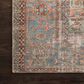 Loloi Loren LQ-15 8"3" x 11"5" Terracotta and Sky Area Rug, , large