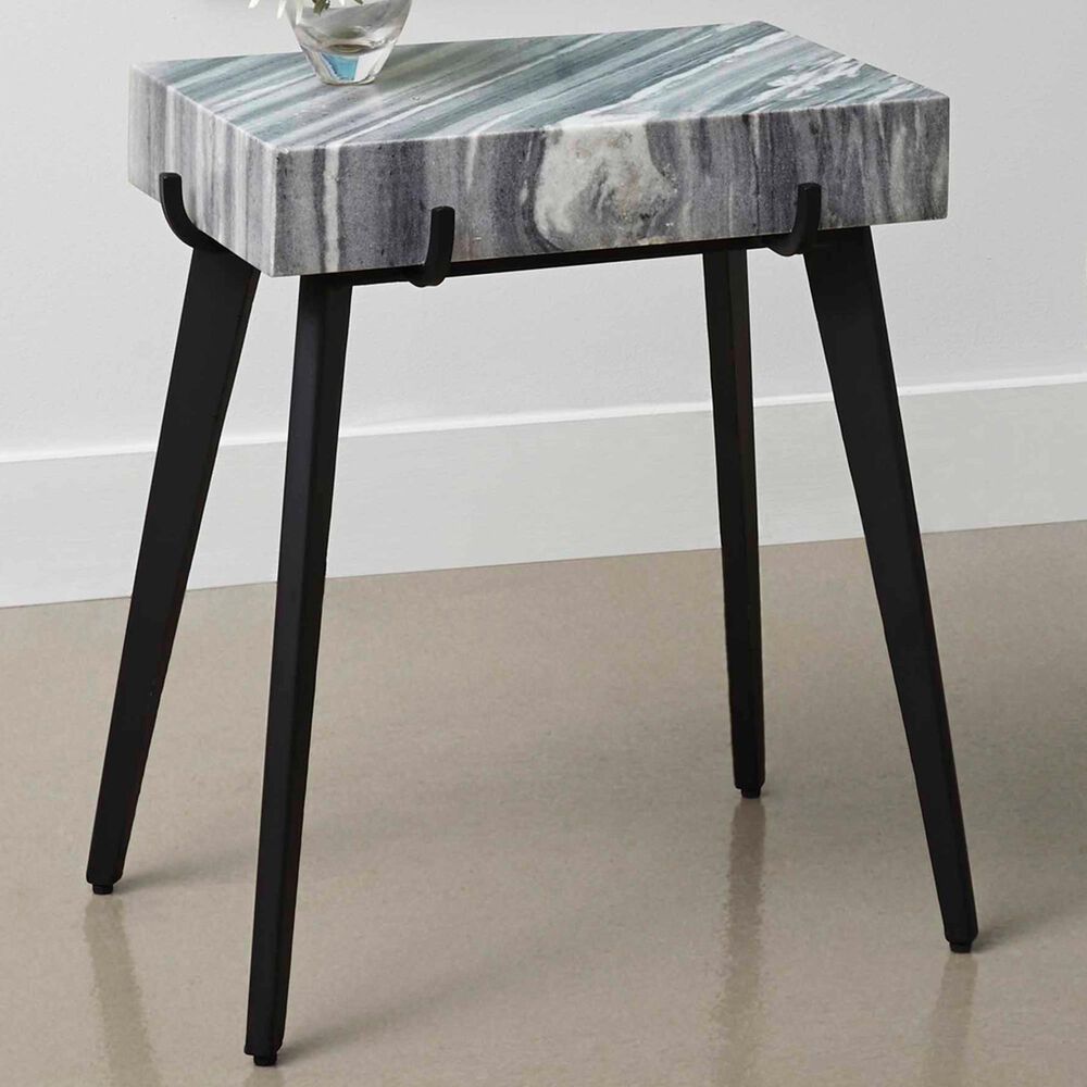 Shell Island Furniture Accent Table in Grey and Black, , large