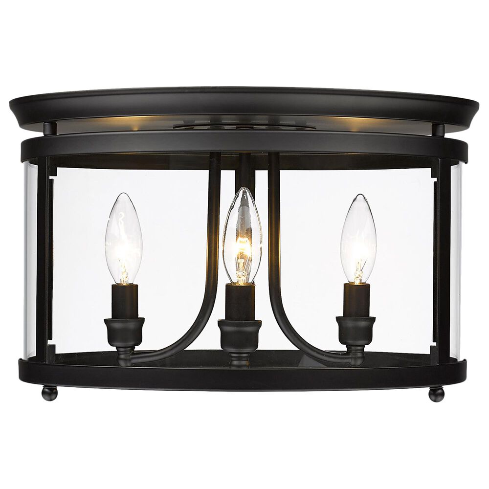 Golden Lighting Payton Flush Mount in Matte Black, , large