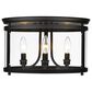 Golden Lighting Payton Flush Mount in Matte Black, , large